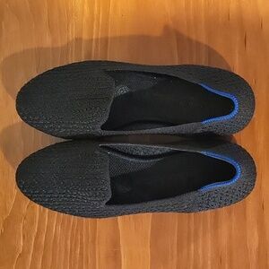 Rothy's Loafer Black Honeycomb Size 6